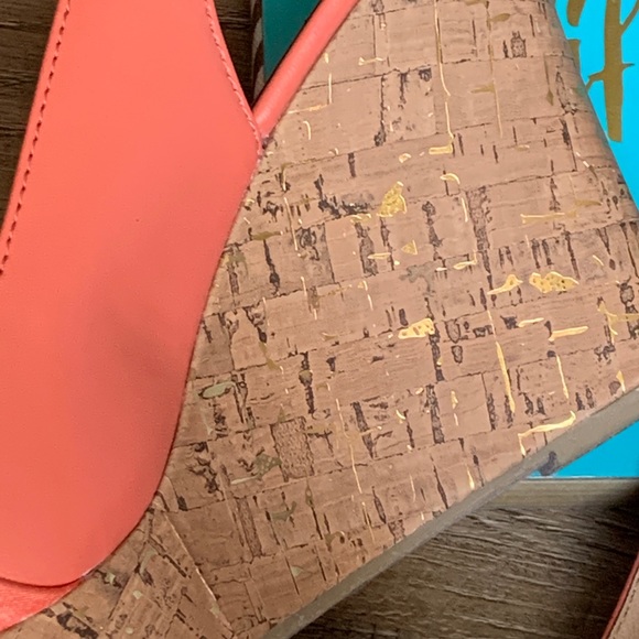 Covington Cork platform Floral Sandals Size 8.5 - Picture 8 of 8